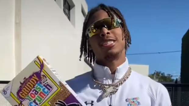 Justin Jefferson Griddy Toast Crunch screengrab